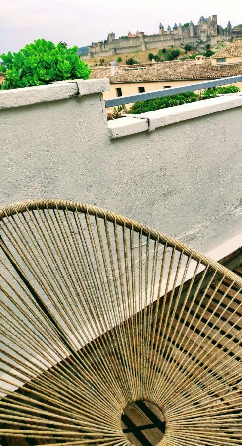Appartement L'Oliveraie - La Cité plein les yeux Carcassonne Esterno foto