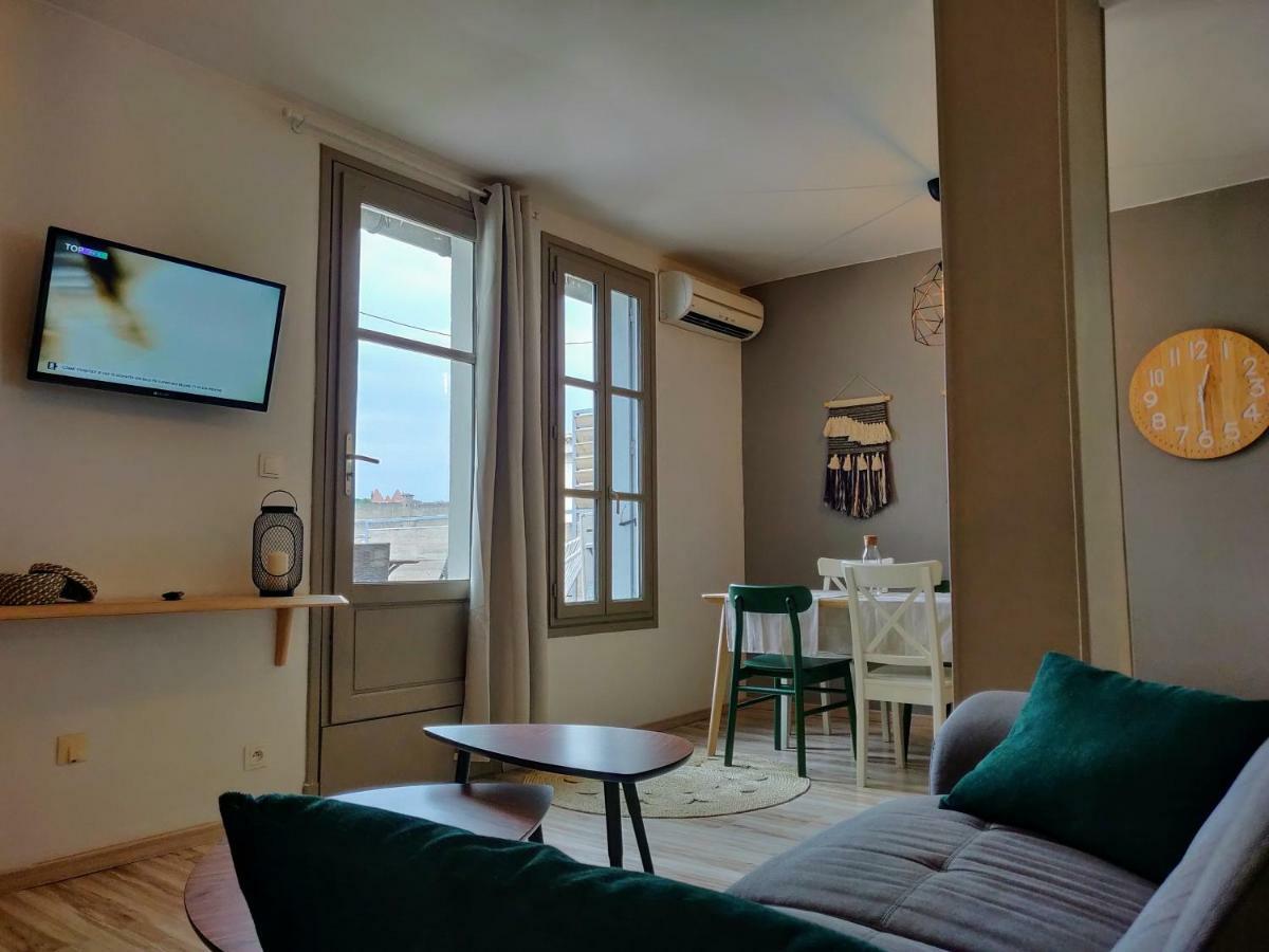Appartement L'Oliveraie - La Cité plein les yeux Carcassonne Esterno foto